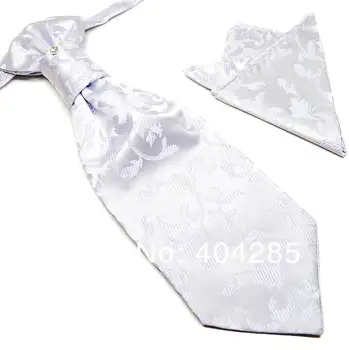 вратовръзка за врата комплект от вратовръзка ascot носна кърпичка сватбени мъжки вратовръзки, носна кърпа в джоба квадратен 2 бр. в 1 подарък