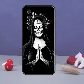Секси Сестра Монахиня Момиче Калъф За POCO F3 X3 M3 Pro Калъф за телефон Xiaomi Mi 11 Ultra 9T 10T Pro Mi Забележка 10 Lite