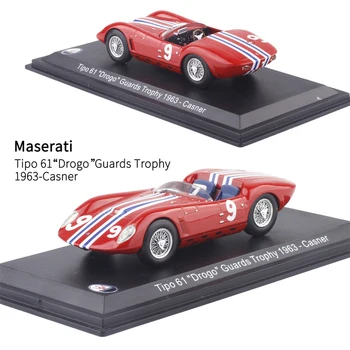 1:43 Maserati Tipo 61 Дрого Охраната на Трофея 1963 Метална играчка Легкосплавный автомобил Леене под налягане и Играчка кола са подбрани модел автомобил