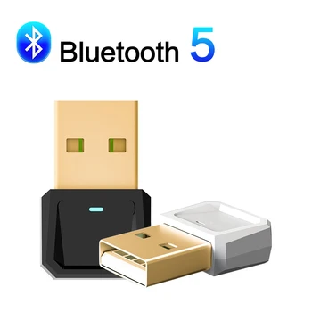 Мини USB адаптер Bluetooth 5.0 Адаптер Ключ Безжичен USB Bluetooth 5.0 КСО За Win 7 8 10 PC MAC Лаптоп, Настолна Клавиатура